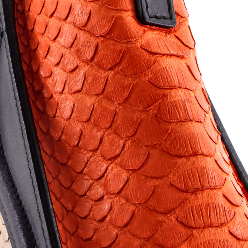 Celine Tricolor Luggage Bag Python And #258974C17B - Picture 7 of 8
